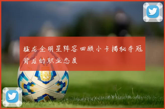 猛龙全明星阵容回顾小卡揭秘夺冠背后的职业态度